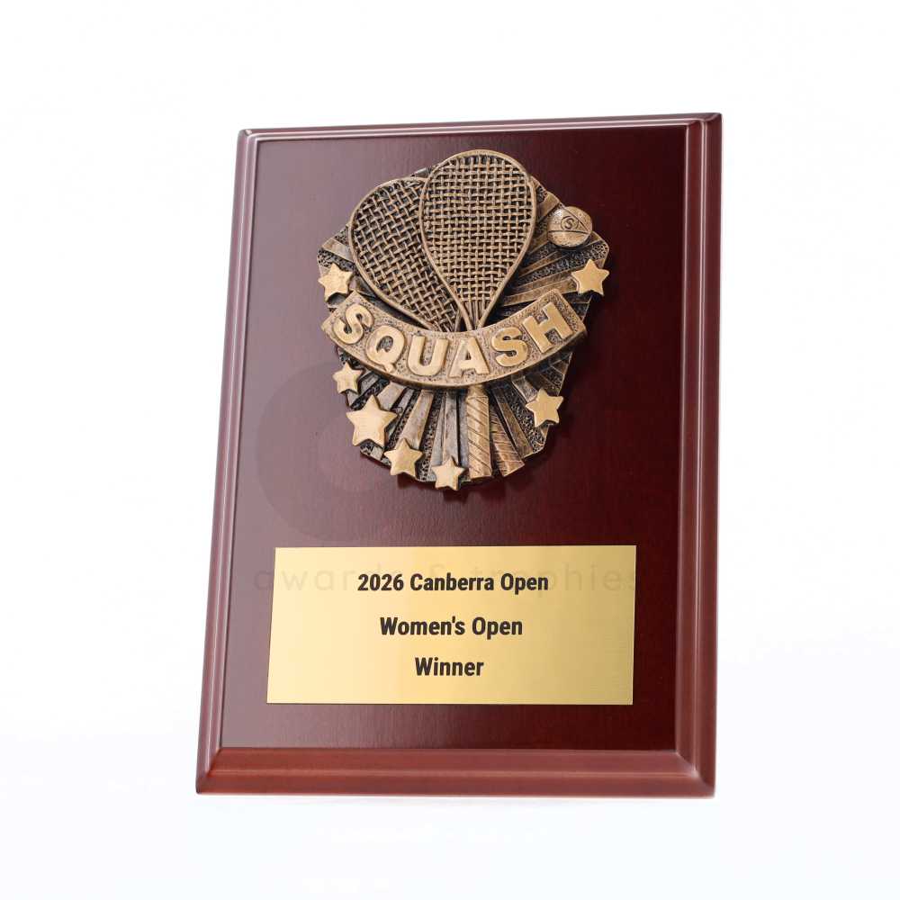 Cosmos Squash Walnut Plaque 175mm
