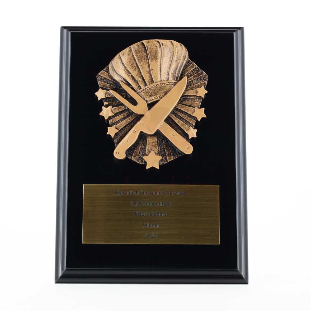 Cosmos Cooking Black Plaque 150mm