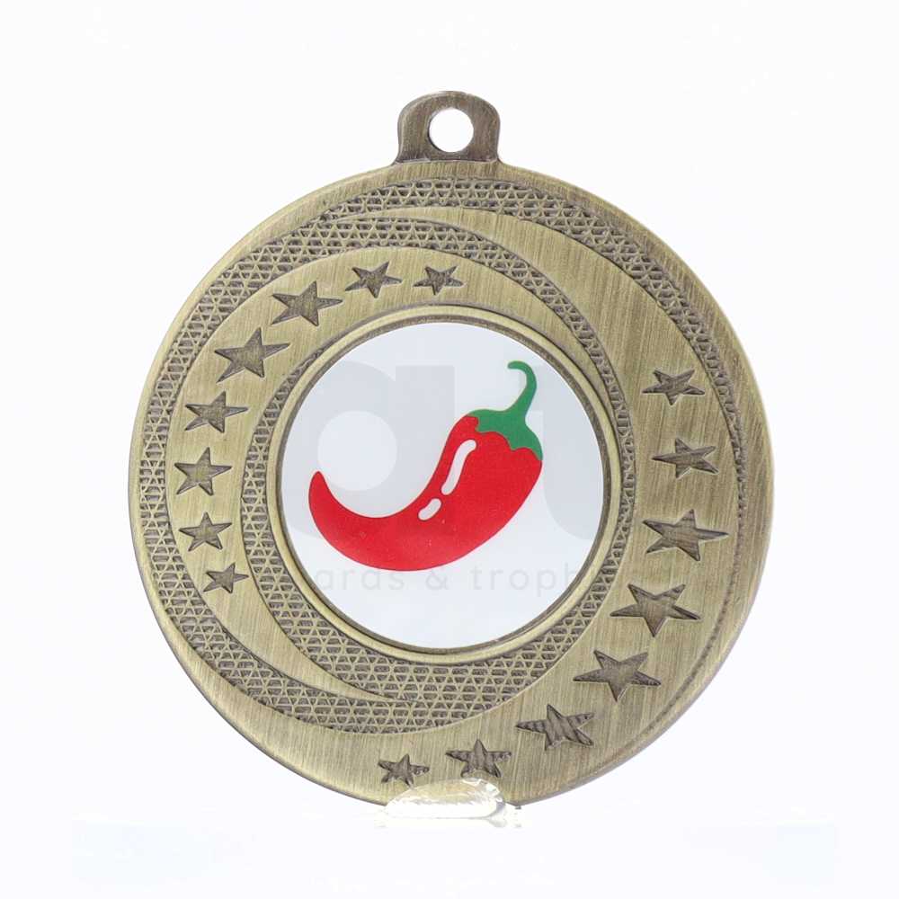 Wayfare Medal Chilli - Gold 50mm