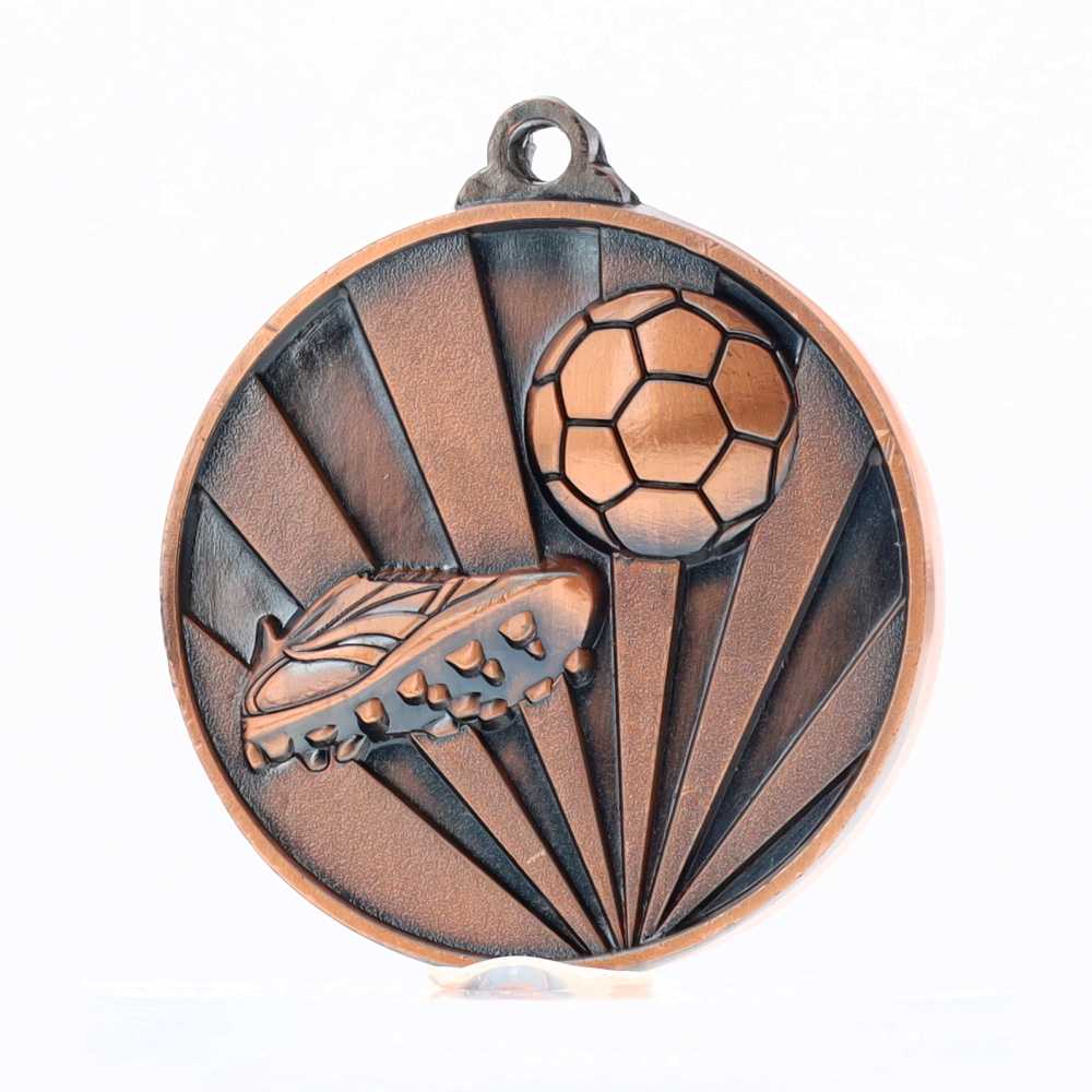 Sunrise Soccer Medal 50mm Bronze
