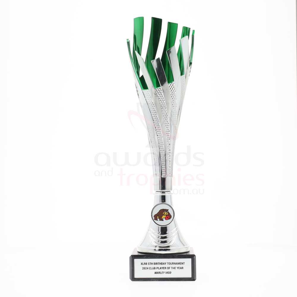 Tenerife Cup Silver/Green 325mm