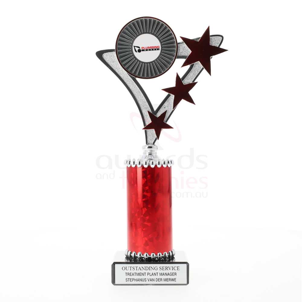 Hierro Star Silver/Red 230mm