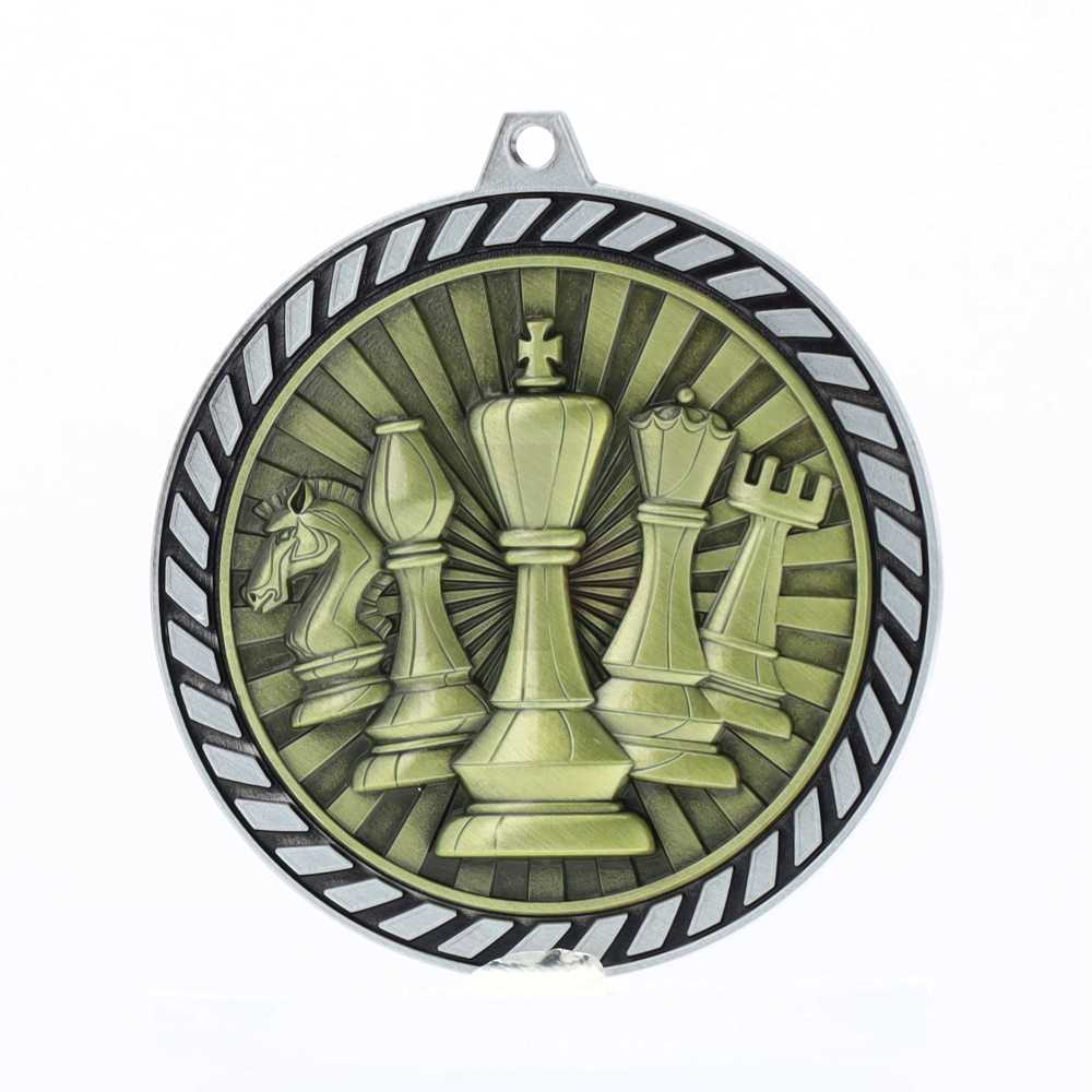 Venture Chess Medal Silver 60mm
