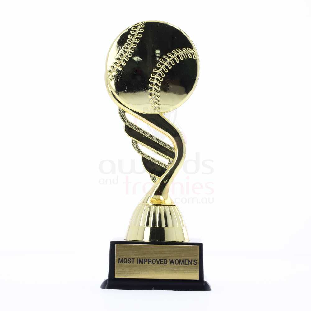 Baseball Theme on Black Base 195mm  