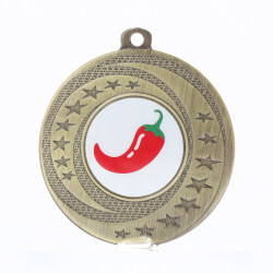 Wayfare Medal Chilli - Gold 50mm