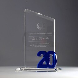 Crystal Milestone 215mm - 20 Years