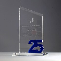Crystal Milestone 215mm - 25 Years