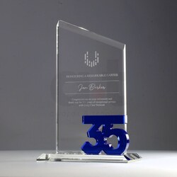 Crystal Milestone 215mm - 35 Years